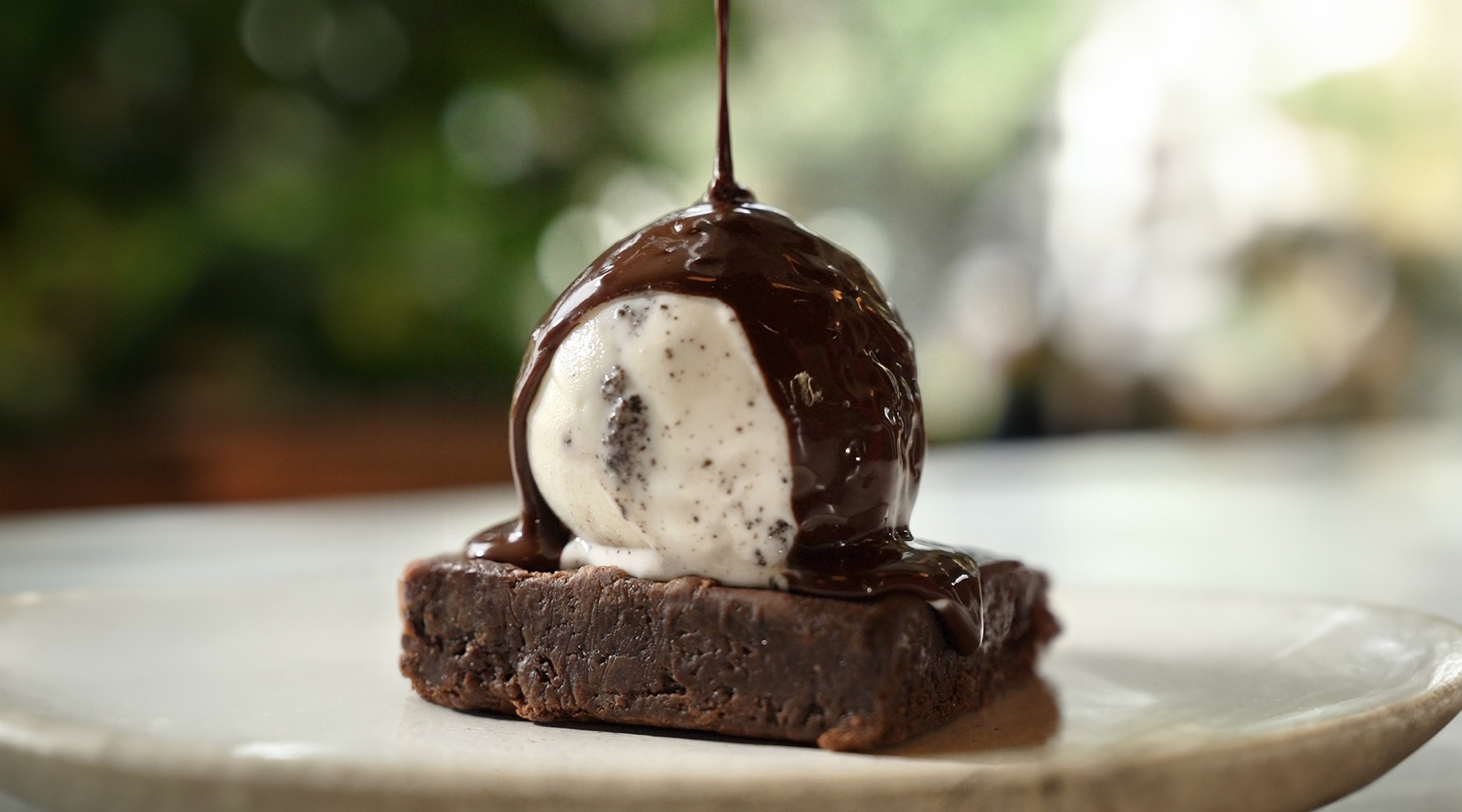 Brownie con Helado